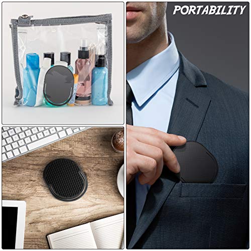 Patelai 6 Pieces Pocket Palm Combs Pocket Brush, Shampoo Brushes, Scalp Massager Hair Brush Comb for Men Travel