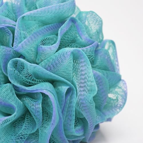 Loofah Sponge 75g/Piece, Exfoliating and Soothing Body, Soft Bath Puffs for Women and Men, Set of 4