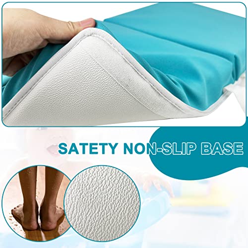 Baby Bath Kneeler and Elbow Rest Pad Set, Bathtub Kneeling Pad, Baby Accessories for Bath, Relieve Your Knees and Elbows - color: Deepblue