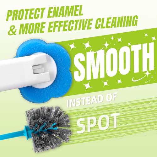 Disposable Toilet Brush, 48 Cleaner Refills, Toilet Brush for Toilet Bowl Cleaners, Bathroom Cleaning - size: 48 Refills