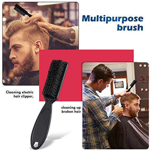 Patelai 6 Pcs Barber Clipper Cleaning Brush Set, Clipper Cleaning Brushes, Barber Accessory Nylon Trimmer Cleaner, Hair Fade Styling Tool, Duster, Manicure, Mini Lightweight(Vibrant Color Set)