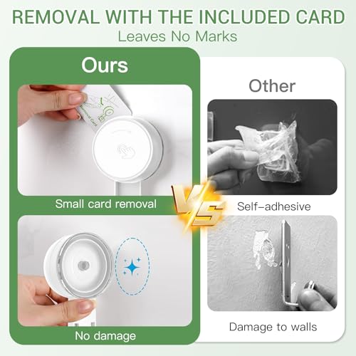 LUXEAR Suction Hooks Powerful Vacuum Suction Cup Hooks-2PACK Razor White - size: 2 Pack Razor