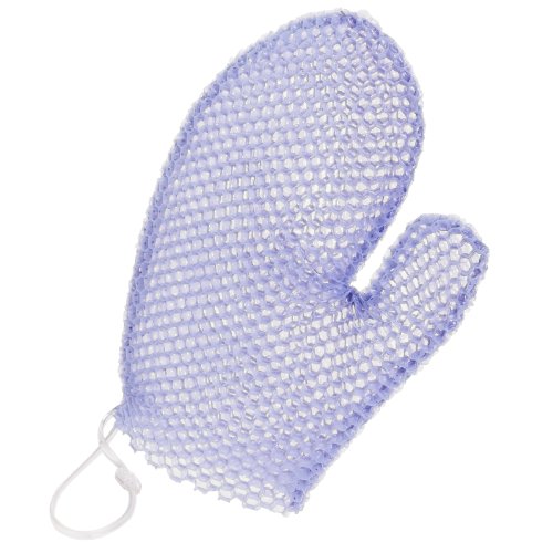 Supracor Spa Bath Mitt Body Exfoliator Face Scrub Sponge (Purple) - color: Purple