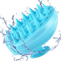 Scalp Massager Shampoo Brush, Hair Scalp Scrubber Shower Hair Brush Head Massager for Stress Relax Hair Growth, Dandruff Brush Scalp Exfoliator for Women Men Kids Pets, Blue - color: Blue