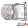 Shower Drain Hair Catcher,2pcs,Hair Catcher for Bathroom Drain,Sink,Bathtub | Tub Drain Cover Protector,Easy Installation Clean,Prevents Clogged For Bathroom/Kitchen/Laundry Room Floor Drain,Sink,Bathtub - size: Square/Round 4.72 inch