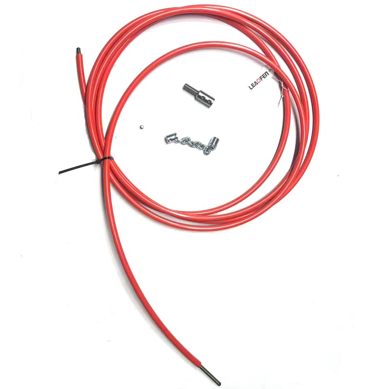 6mm flexible shaft cable 5m full set cleaning chain tools DN32-40 pipe clog remover Drain cleaning