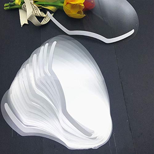 EBANKU Shower Face Shield Eyebrow Eyelash Shield Visors 100 PCS Waterproof | Eyebrow Eyelash Protector Cover for Shower, Face Shields for Hairspray, Eye Eyelid Surgery Aftercare, Strong Adhesive,Plastic - style: 100 Count