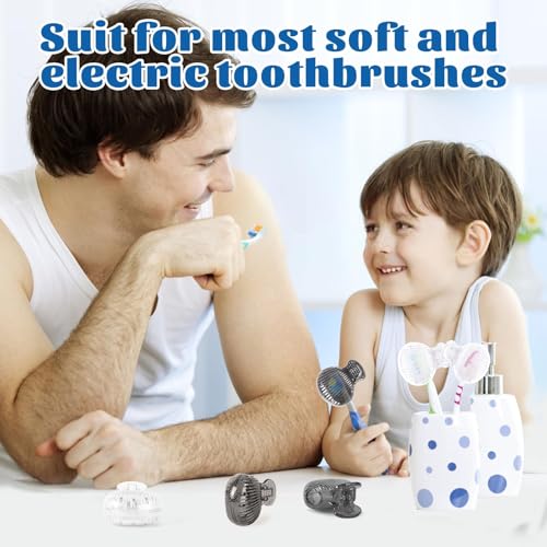 UCEC Toothbrush Covers, Toothbrush Caps Cover, Toothbrush Head Covers for Household Travel, Fits Electronic and Manual Toothbrushes, 8 Pack - color: Style 15