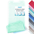 SlipX Solutions Power Grip 39x16 Bathtub & Shower Mat | Premium Non-Slip Bath Safety | Clear Light Green - color: Clear Light Green