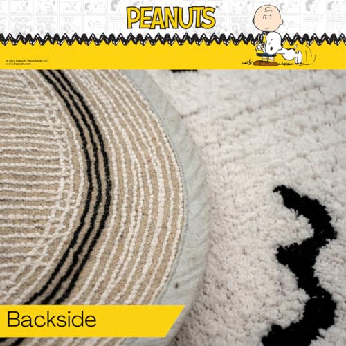 Collectibles Peanuts Snoopy 100% Cotton Non Slip Plush Bathroom Mat Rug (Officially Licensed Product) by Franco - color: Peanuts