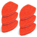 6PCS Shower Scrubber Scouring Pads, Refill Pads for MAVRIZ Tub Scrubber - size: Scouring Pads