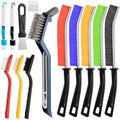 13Pcs Crevice Cleaning Brushes, Hard Bristle Deep Cleaning Tools for Gaps | Multifunctional Crevice Cleaning Brushes, Applied for Windows, Kitchens, Tight Spaces, Corners, Sinks, Bathrooms