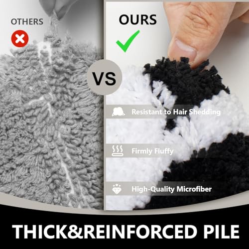 KOEXM Get Naked Bath Mat Cute Bathroom Rugs 16" x 24", Non-Slip Absorbent Funny Black Bath Mat, Small Bathroom Rug Machine Washable - color: Black 3.0, size: 1'4" x 2' (Rectangular)