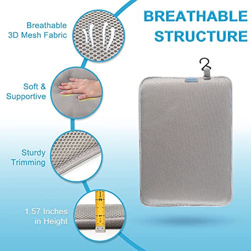 Shower Seat Cushion for Inside Shower, Bath Seat Mat Cushion Shower Chair Pad for Elderly Seniors, Bath Chair Pad Shower Bench Pillow Bathtub Cushion Tub Seats for Butt Sitting