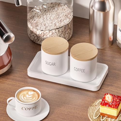 Weenson Small Bathroom Vanity Tray for Countertop Makeup Perfume Jewelry Decor Candle Keys, Bamboo Kitchen Tray for Soap Dispenser Spice, Small White Toilet Tray for Sink7.9 L x 4" W x 0.79" H - color: White, size: 7.9" x 4" x 0.8"