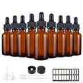 Eternal Moment 1 oz Eye Dropper Bottle(48 Pack), 30ml Amber Glass Bottles with Glass Eye Dropper for Essential Oils, Chemistry Lab Chemicals, Colognes & Perfumes - size: 1 Ounce