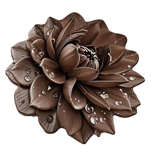 Floral Diatomaceous Earth Floor Mat 3D Flowers Pattern Bath Mat Non-Slip Bath Rug Safe Absorbent Quick Drying Bathmat Suitable for Bathroom Kitchen Entrance (Style 3, 31.5"/80cm) - color: Style 3, size: 2'8" x 2'8" (Flower)