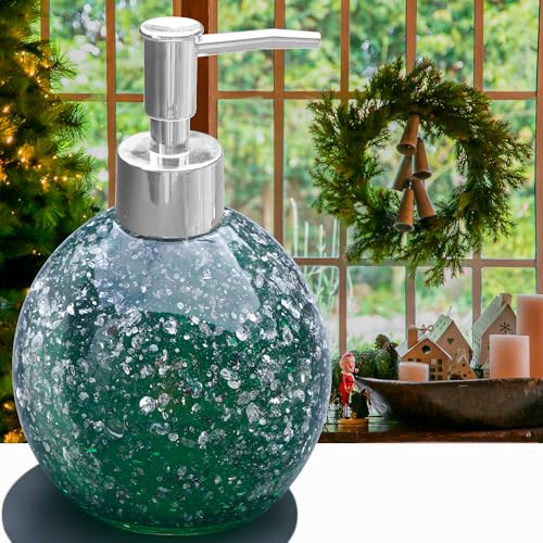 LUANT Bathroom Decoration Resin Lotion Bottle Pump for Kitchen or Countertops, Green