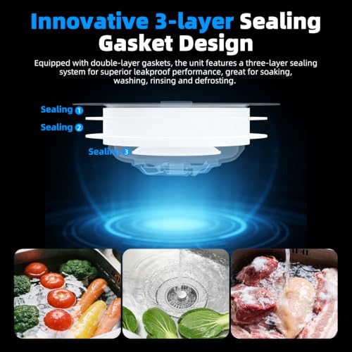 Hibbent Metal Kitchen Sink Drain Strainer and Stopper, Stainless Steel | Upgraded Universal 3 in 1 Pop Up Design, Detachable Larger Anti-Clog Basket, 3-Layer Seal Plug for Standard 3-1/2" Drain - color: Stainless Steel