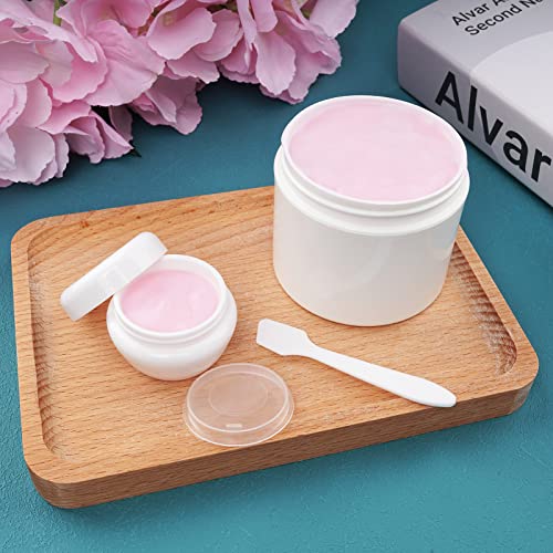 Cosywell Small Plastic Travel Jars for Creams - TSA Approved Refillable Cosmetic Containers - Leak-proof Travel Size Containers with Lid for Lotion, Makeup, Cosmetics - 6 Pieces - style: C-6 Pieces