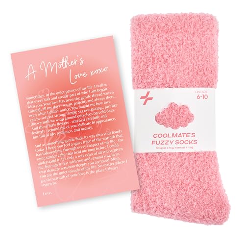 CoolMate Cozy Soft Cloud Socks, Fuzzy Socks for Women - color: A.06 - Blush Pink