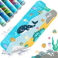 XIYUNTE Baby Bath Mat for Tub Non Slip Kids Bath Mat - 40''x16'' Extra Long Cartoon Bathtub Mat Non Slip Kids Shower Mat Eco-Friendly Toddler Bath Mats with Suction Cups, Machine Washable - color: G-whale