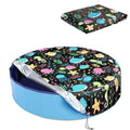Foldable Round Dog Swimming Pool Cover, for 32 "/63“/48” Collapsible Outdoor Tub, PVC Coating Waterproof and UV Protection, Leakproof Washable Kiddie Pet Small Paddling Bath Accessories - size: L-63*12 inch