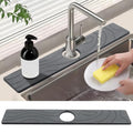 Faucet Mat for Kitchen Sink - Diatomite Quick Dry Sink Splash Guard, Super Absorbent, Kitchen Stone Sink Tray, Faucet Splash Guard for Bathroom Counter (23.62 * 3.93") - size: 23.62 * 3.93"