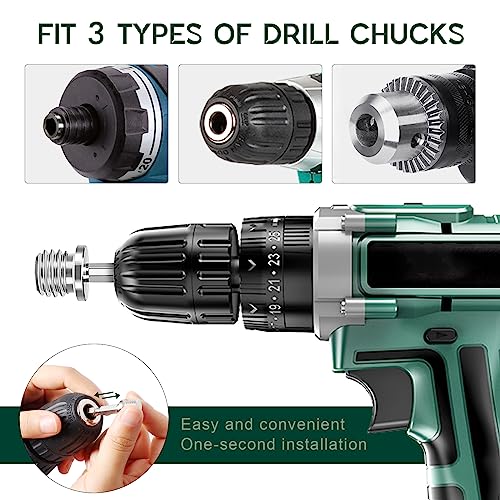Power Scrub Pads Drill Attachment, GOH DODD 30 Pieces 5 Inch Headlight Restoration Kit Cleaning Kit Scouring Pads with Baker and Universal Shaft for Kitchen, Bathroom, Grout, Carpet, Tub, Grill,Tile - size: 5 Inch 30 Pieces