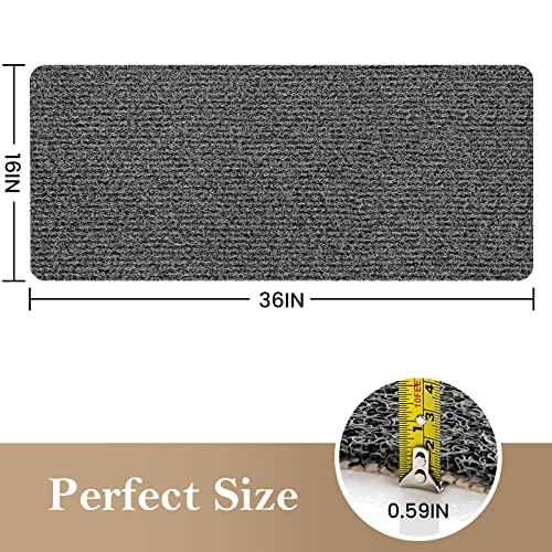 Shower Mat Bathtub Mat Non-Slip,36x16 inch, Soft Tub Mat with Drain,PVC Loofah Bath Mat (Phthalate Free) for Tub and Bathroom,Quick Drying,Black - color: Black, size: 36" x 16" (Rectangular)