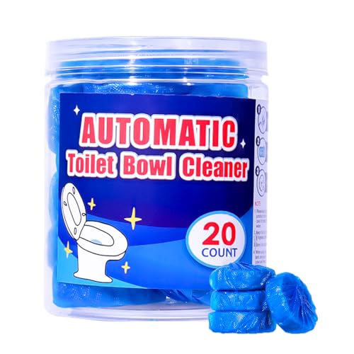 Coldcool Toilet Bowl Cleaner Tablets - 20 Pack, Long-Long-lasting Toilet Cleaner, Pine Scent.