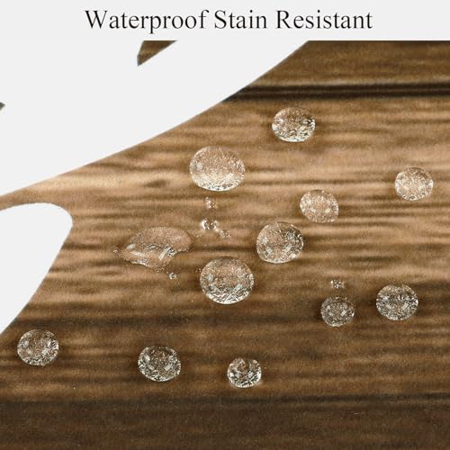 Pauwer Laundry Room Rug Runner 20"x60" Waterproof Rubber Laundry Mat Non Slip Kitchen Mats for Floor Washable Floor Mat Runner Rug for Farmhouse Mudroom Washroom Bathroom Decor - color: Brown, size: 1'8" x 5'