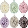 Boao 6 Pcs Bath Shower Pouf Sponge Mesh Pouf Shower Ball Exfoliating Body Sponge Pad Scrubber Glove with Flower Bath Ball (Multi-Color) - style: Mesh
