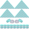 Houseables Sample Containers, Lip Balm Containers, Sample Jars, Mini Jars with Lids, Small, Empty, Makeup, Powder, Gloss, Cosmetic, Tiny, Chapstick, Dab, Wax, Scrub, Little, Blue Plastic 3 Gram, 200PK - color: Blue, size: 200 Pack