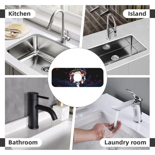 Dreamcatcher Rose Flowers Kitchen sink faucet pad, strong water absorption, anti slip, easy to clean, very suitable for splash and drip prevention, suitable for kitchens and bathrooms - color: Dreamcatcher Rose Flowers
