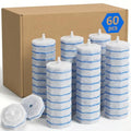 60 Count Toilet Stick Refills,Disposable Toilet Brush Refills Compatible with Clorox Toilet Stick,Upgrade Fiber Cleaner Heads,Secure Lock No Slip,Odor Neutralizing(Not Included Brush Rod) - size: 60 Count