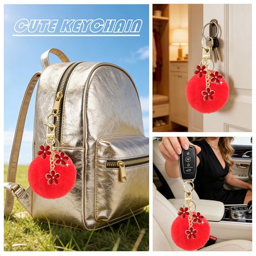Compatible for Owala Accessories Bundle: Silicone Boot for FreeSip Sway 30oz & 40oz Bottles, Charms, Pearl Handle Strap, Rubber Bottom & Decorative Add-ons - color: Red Scarlet
