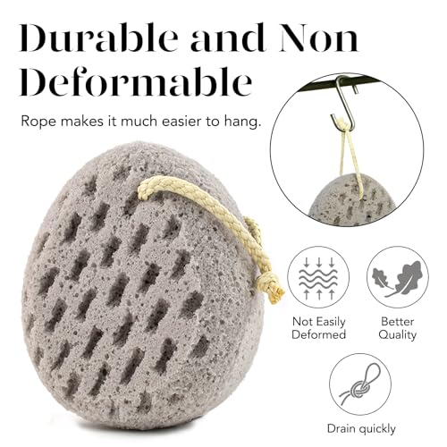 BAIMEI IcyMe Body Bath Sponge for Shower – Soft & Exfoliating, 2-Pack | Soft, Durable & Skin-Friendly Exfoliating Loofah Sponge, Easy To Grip, Rich Lather Quick Rinse, Daily Bath Gifts for Women