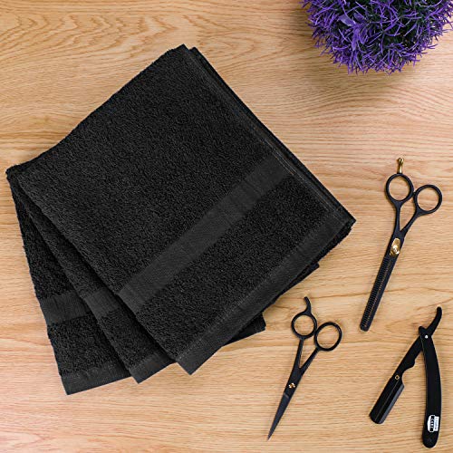 Utopia Towels Black Salon Towels, Pack of 72 (Not Bleach Proof, 16 x 27 Inches) Highly Absorbent Towels for Hand, Gym, Beauty, Spa, and Home Hair Care - color: Black, size: 72 Pack