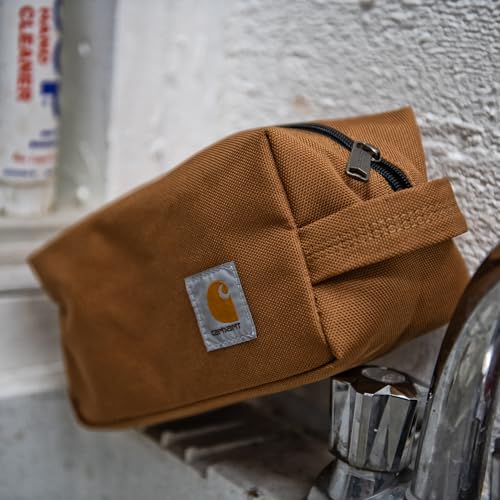 Carhartt Durable Travel Kit, Organize Essentials W/the Water Resistance Toiletry Bag, Carhartt Brown - color: Carhartt Brown