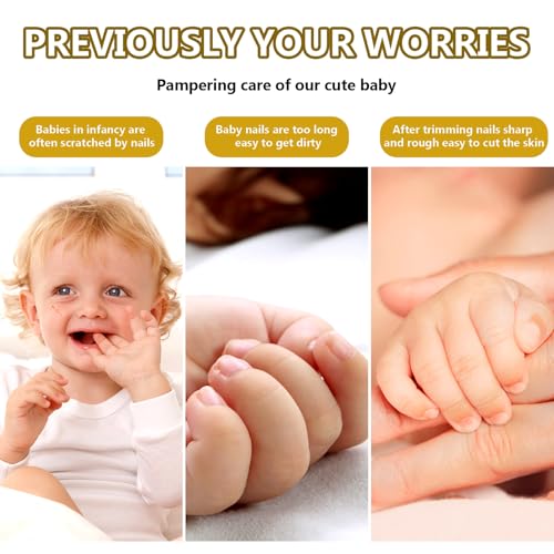 Qunlions life Baby Nail Trimmer Electric, 6 in 1 Rechargeable Baby Nail Clippers Manicure Set Grooming Kit for Toddler Infant or Adults (Yellow) - color: Rechargeable-yellow