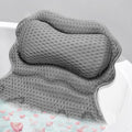 SetSail Bath Pillow, Relaxing Bath Pillows for Tub Neck and Back Support Soft 4D Breathable Air Mesh Ergonomic Bathtub Pillow with 6 Strong Suction Cups and Hook Luxury Bathroom Accessories,Grey - size: Grey2
