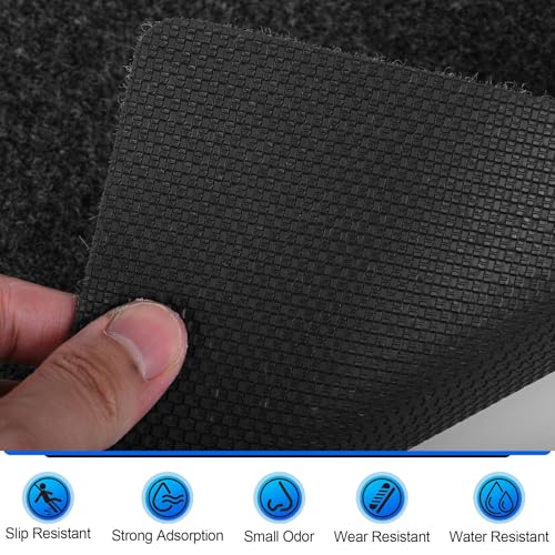 ToLanbbt 10PCS Urinal Mats for Men Bathroom Non-Slip Urinal Floor Mats Water Absorption Urinal Pads for Mens Room Disposable Commercial Toilet Urine Mats for Men’s Bathroom Restroom, Dark Gray