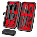 OKOMER Nail Clipper Set - Professional Manicure Set 10 PCS Stainless Steel Nail Kit with Travel Case, Nail Clippers Set Gift for Men Women - size: Small (Pack of 1)