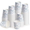 WRAPAHOLIC 3oz Easter Paper Cups - 100 Pack Disposable Bathroom Cups with Blue Sketch Bunny Design, Small Mouthwash Cup for Toothbrush Rinse, Bathroom, Easter, Baby Shower and Party - color: Easter - Blue Sketch Bunny