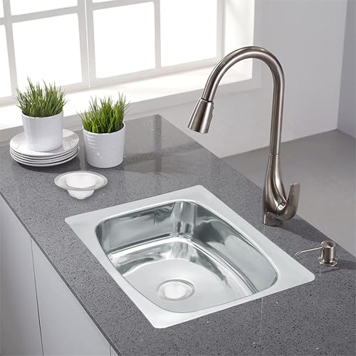 HIC Kitchen Mesh Sink Strainer, 18/8 Stainless Steel, 4.5-Inches - style: Sink Strainer, Single