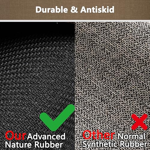 Large Bathroom Rugs Runner Bathroom Mat Quick Dry, Non Slip Bath Mat, Machine Washable Rugs 17"x 47", Camel, Thin Bath Mat Fit Under Door - color: Dark Beige, size: Runner(17"x47")