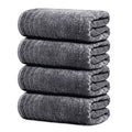 Tens Towels Pack of 4 Extra Large Bath Towels 30 x 60 Inches, 100% Cotton, Larger & Lighter Weight, Quicker to Dry, Super Soft and Absorbent, Perfect for Bathroom, Dark Grey - color: Dark Grey