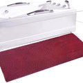 Madeals Long Bathroom Rugs Chenille Runner Bathroom Mat Kitchen Rug Burgundy - color: Burgundy, size: 20"x 46"
