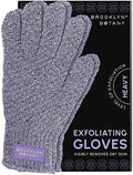 Brooklyn Botany Exfoliating Gloves for Bath and Shower – Heavy Duty Exfoliating Body Scrubber for Massage and Dead Skin Remover for Body – 1 Pair - style: 1 Pair Gloves